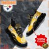 NFL Max Soul Shoes, Pittsburgh Steelers Clunky Shoes Sport Custom Name Football