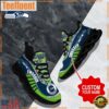 NFL Max Soul Shoes, Seattle Seahawks Clunky Shoes Sport Custom Name Football