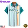 NFL Miami Dolphins Classic Retro Mascot Line Summer Beach Hawaiian Shirt
