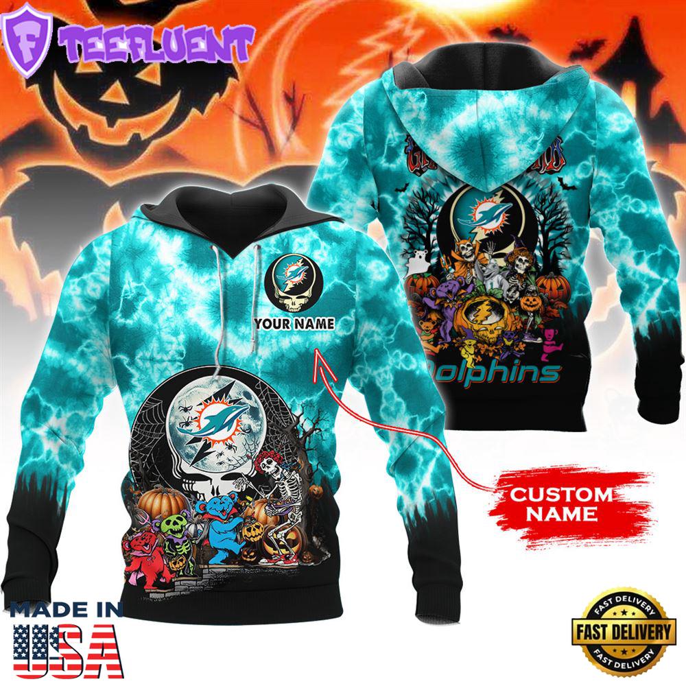 Nfl Miami Dolphins Custom Name 3d Shirt