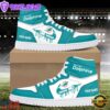 NFL Miami Dolphins Grunge Style Custom Air Jordan 1 Shoes