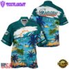 NFL Miami Dolphins Hawaii Beach Custom Name Hawaiian Shirt