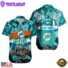 NFL Miami Dolphins Mascot Football Hawaiian Shirt