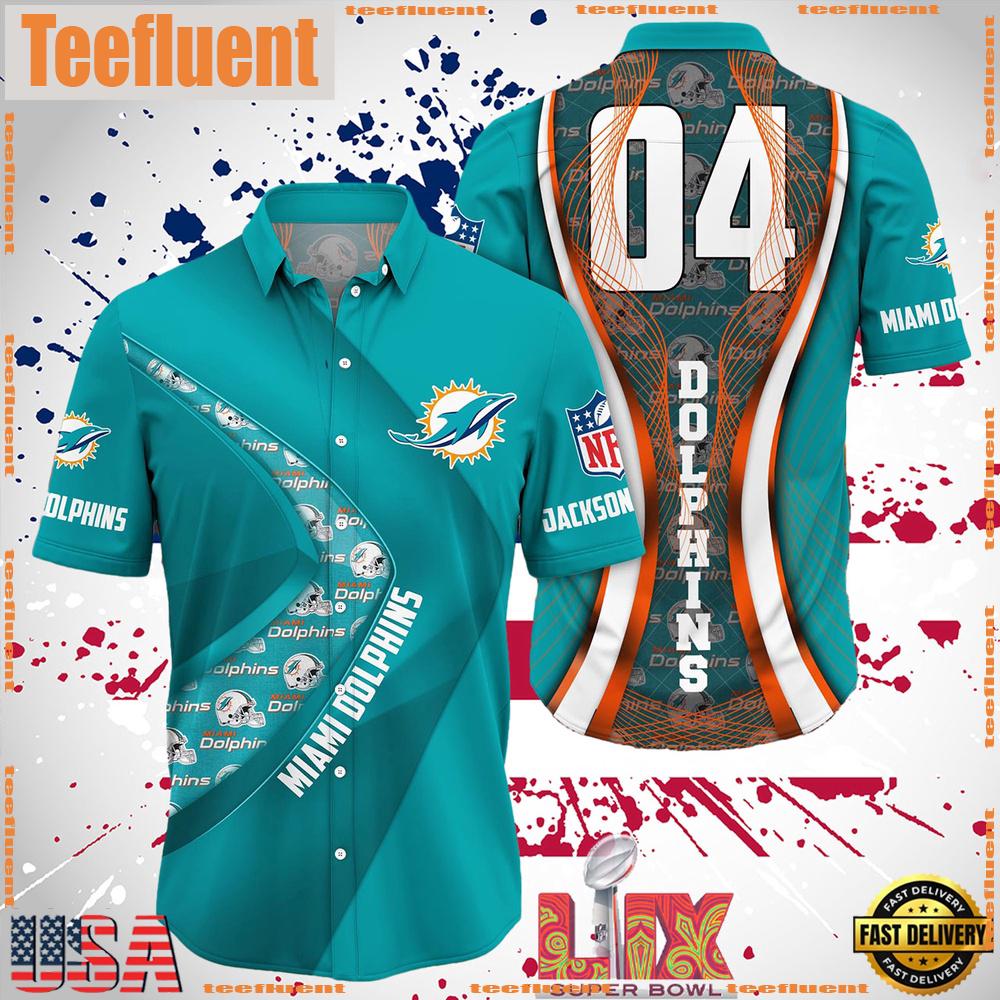 NFL Miami Dolphins Super Bowl LIX Fans Custom Hawaiian Shirt