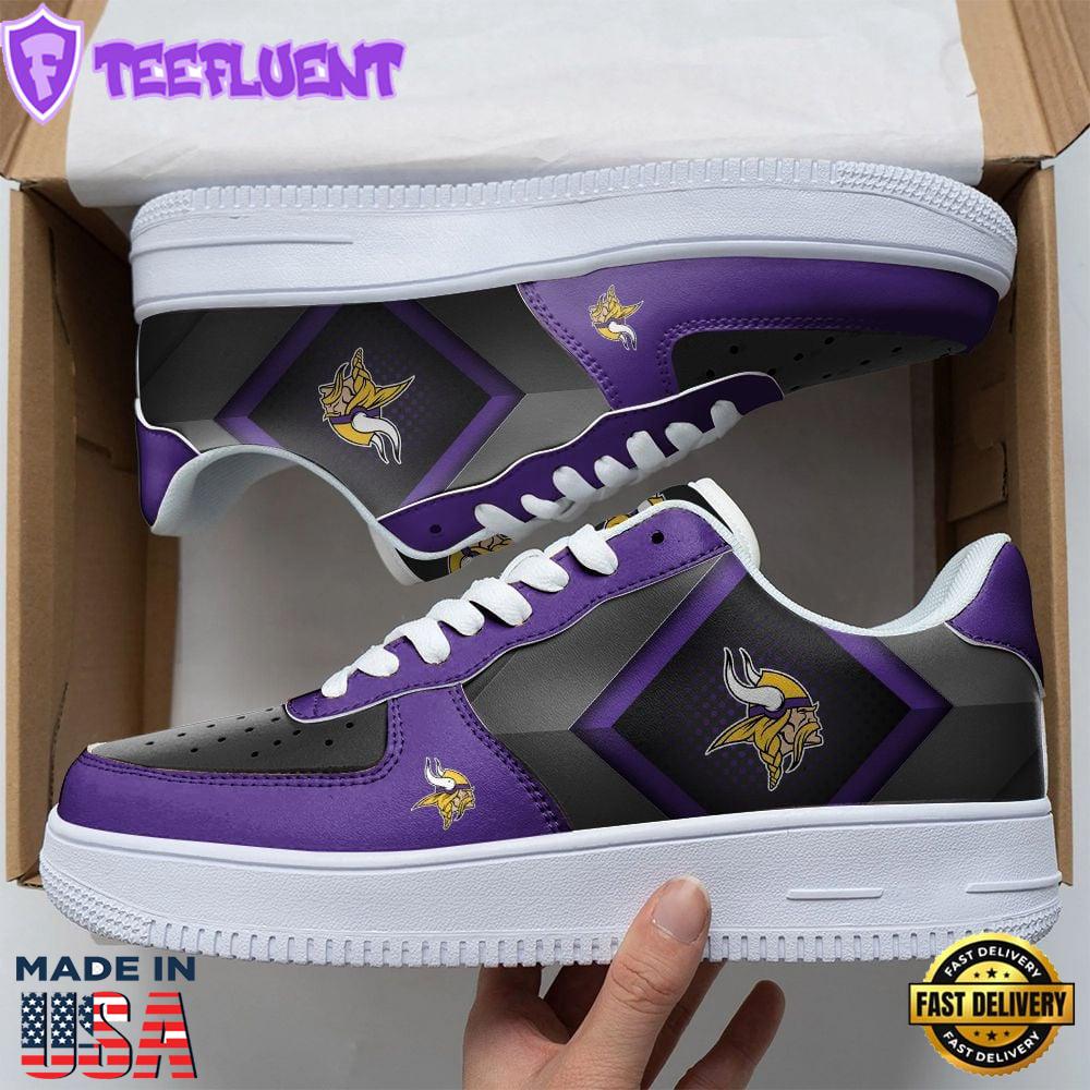 NFL Minnesota Vikings Air Force 1 Sneakers For Fans