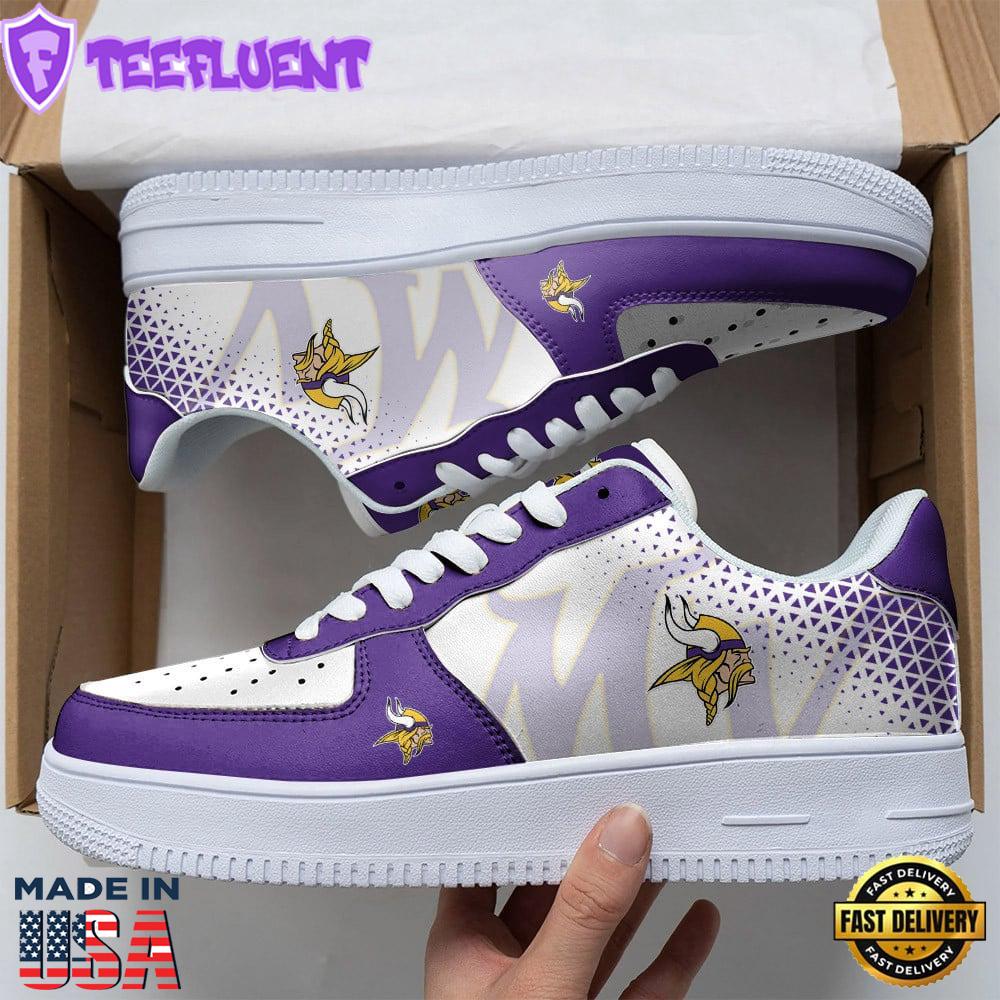 NFL Minnesota Vikings Air Force 1 Sneakers Sport Gift Summer
