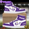 NFL Minnesota Vikings Grunge Style Custom Air Jordan 1 Shoes
