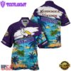 NFL Minnesota Vikings Hawaii Beach Custom Name Hawaiian Shirt