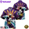 NFL Minnesota Vikings Mickey Mouse Surfing Custom Name Hawaiian Shirt