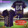 NFL Minnesota Vikings Personalized Baseball Jersey, Football Team Design Jersey Shirt