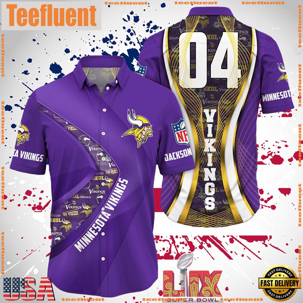 NFL Minnesota Vikings Super Bowl LIX Fans Custom Hawaiian Shirt