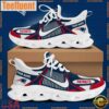 NFL New England Patriots Blue White Stripes Logo Custom Clunky Max Soul Shoes