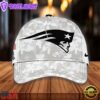 NFL New England Patriots Camo 2024 Salute to Service Baseball Cap