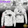 NFL New England Patriots Camo 2024 Salute to Service Hoodie