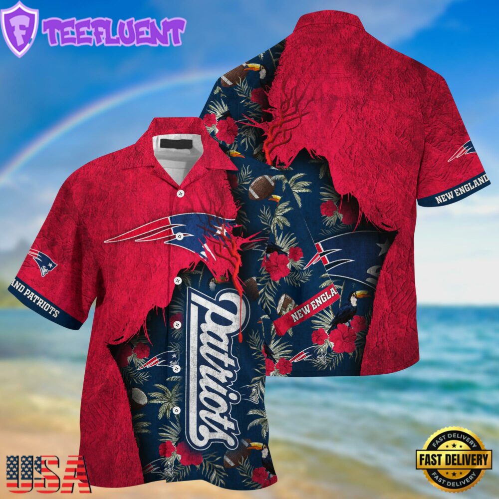 NFL New England Patriots Football Team Summer God Hawaii Shirt