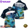 NFL New England Patriots Hawaii Beach Custom Name Hawaiian Shirt