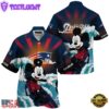 NFL New England Patriots Mickey Mouse Surfing Custom Name Hawaiian Shirt