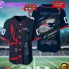 NFL New England Patriots Team Logo Litmited Edition Baseball Jersey