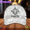 NFL New Orleans Saints Camo 2024 Salute to Service Baseball Cap