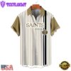 NFL New Orleans Saints Classic Retro Mascot Line Summer Beach Hawaiian Shirt