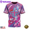 NFL New Orleans Saints Football Team Breast Cancer 3D T-Shirt