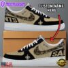 NFL New Orleans Saints Logo Team Design Custom Air Force 1 Shoes