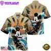 NFL New Orleans Saints Mickey Mouse Surfing Custom Name Hawaiian Shirt