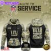 NFL New York Giants 2024 Salute to Service Club Black Camo Hoodie Best Veterans Day Gift