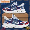 NFL New York Giants Blue White Stripes Logo Custom Clunky Max Soul Shoes