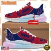 NFL New York Giants Custom Rainbow Atmospheric Cushion Running Shoes, Women's Sneaker
