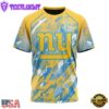 NFL New York Giants Football Childhood Cancers All Over Print T-Shirt