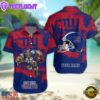 NFL New York Giants Football Mascot Custom Name Hawaiian Shirt