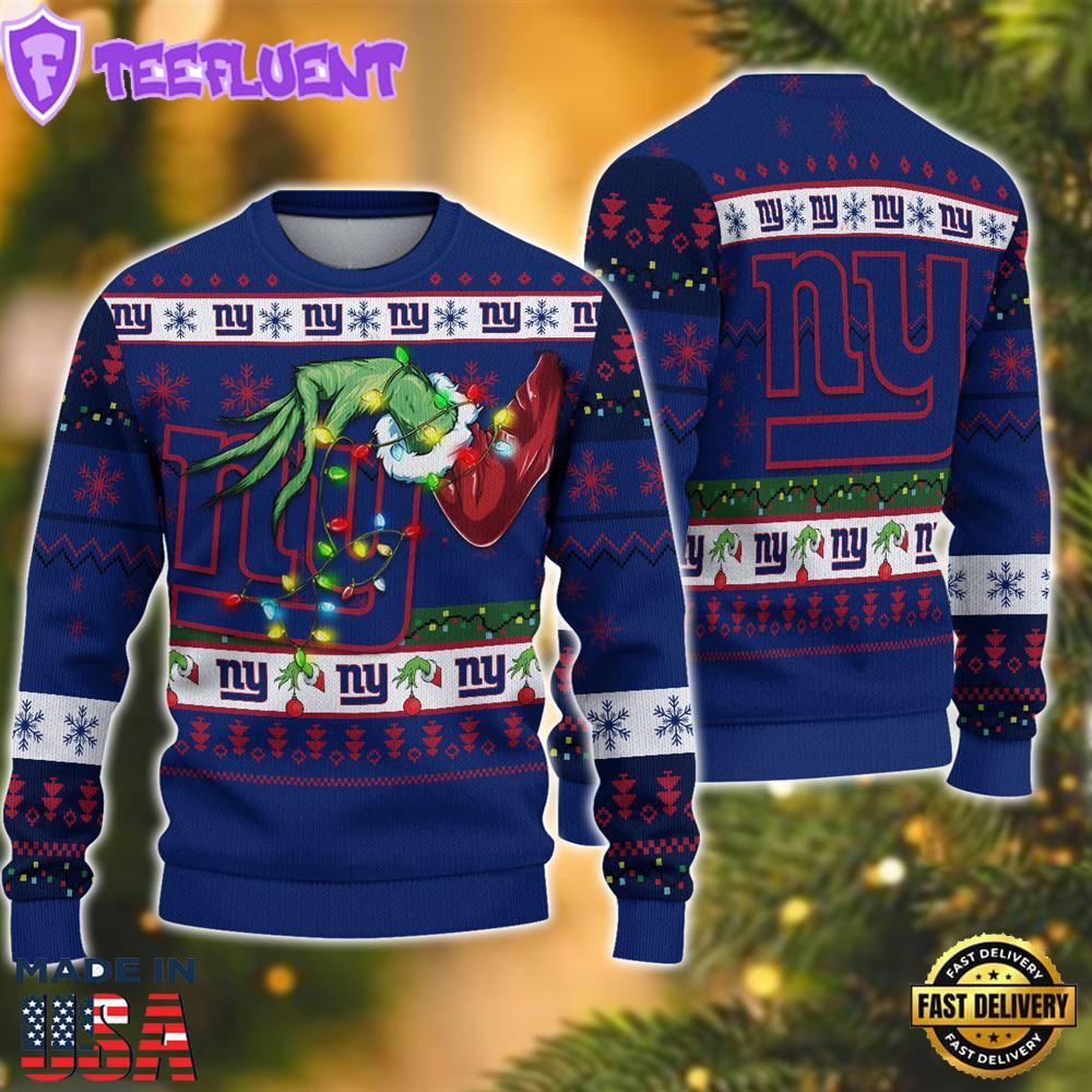 NFL New York Giants Grinch Christmas Ugly Sweater