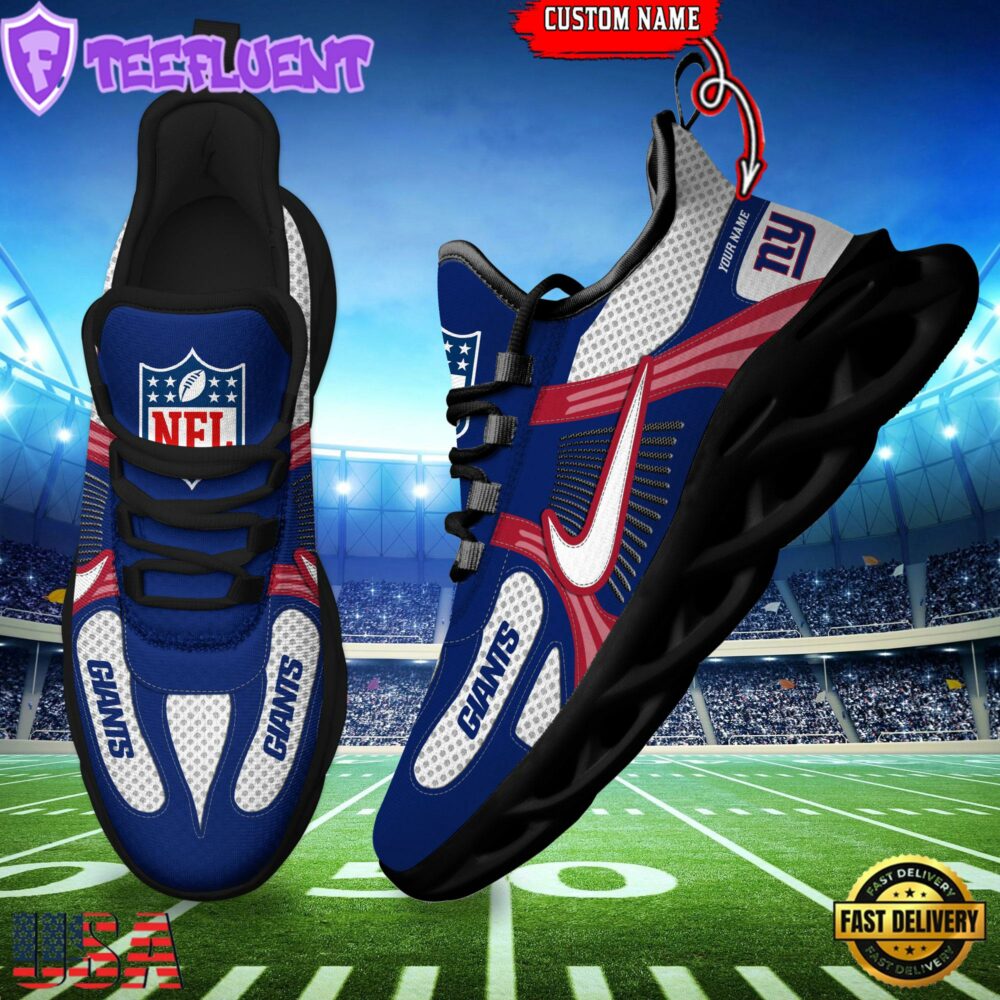 NFL New York Giants Logo Football Team New Season Max Soul Shoes