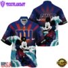 NFL New York Giants Mickey Mouse Surfing Custom Name Hawaiian Shirt