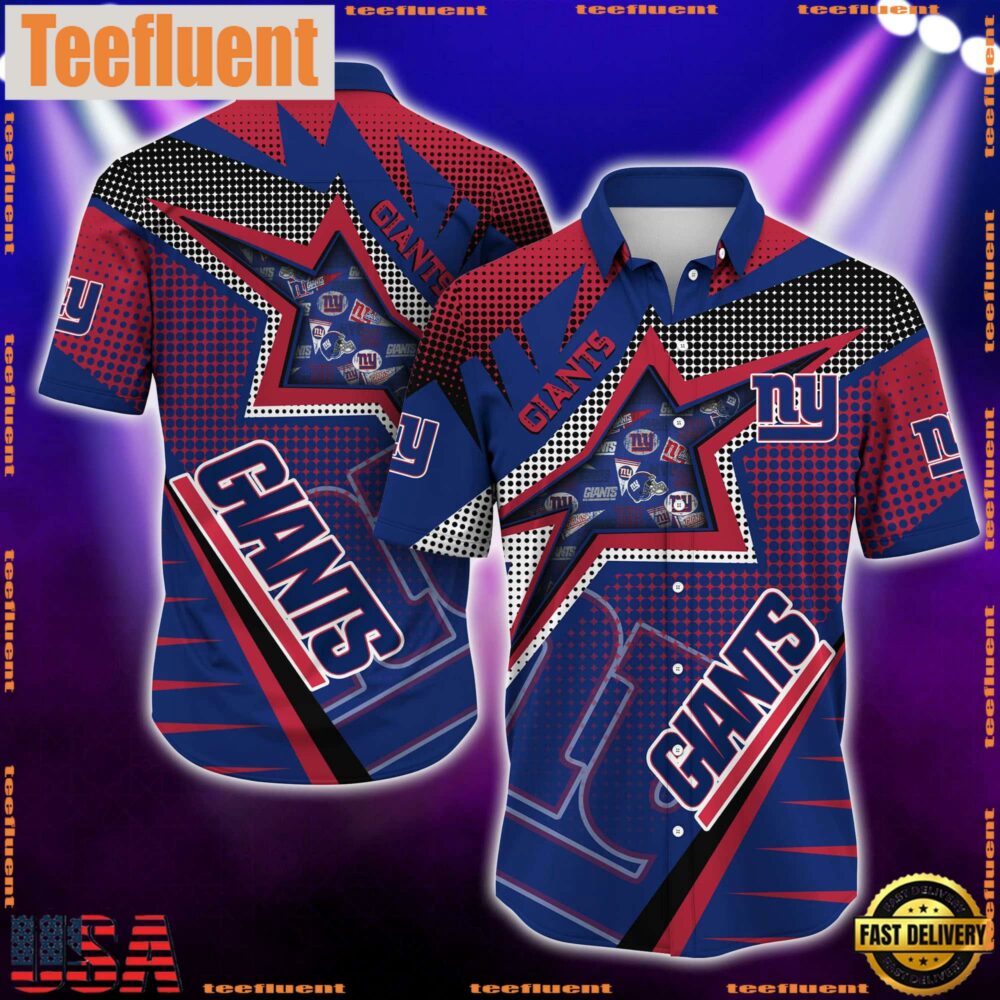 NFL New York Giants Special Football Team Star Hawaiian Shirts