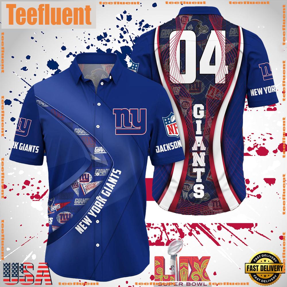 NFL New York Giants Super Bowl LIX Fans Custom Hawaiian Shirt