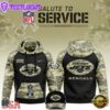 NFL New York Jets 2024 Salute to Service Club Black Camo Hoodie Best Veterans Day Gift