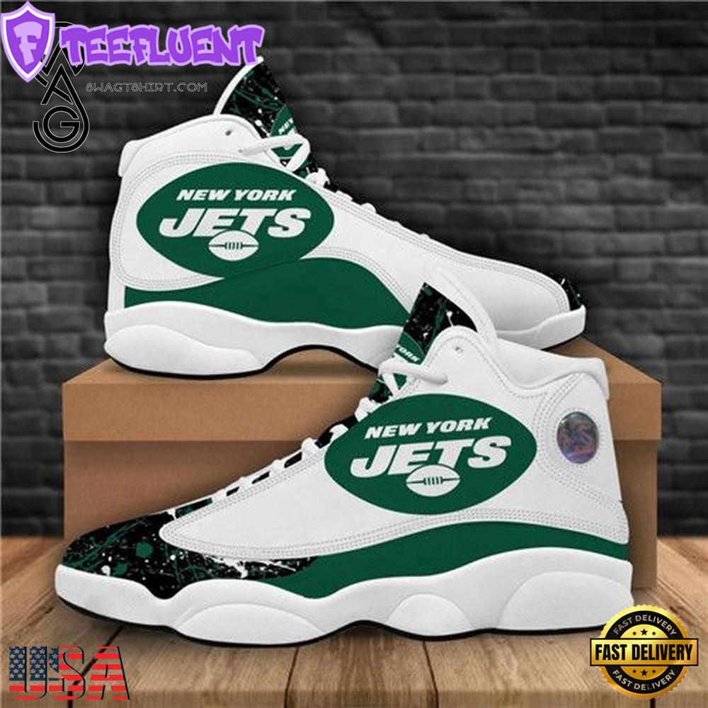 NFL New York Jets Air Jordan 13 Shoes - Gift For Fans
