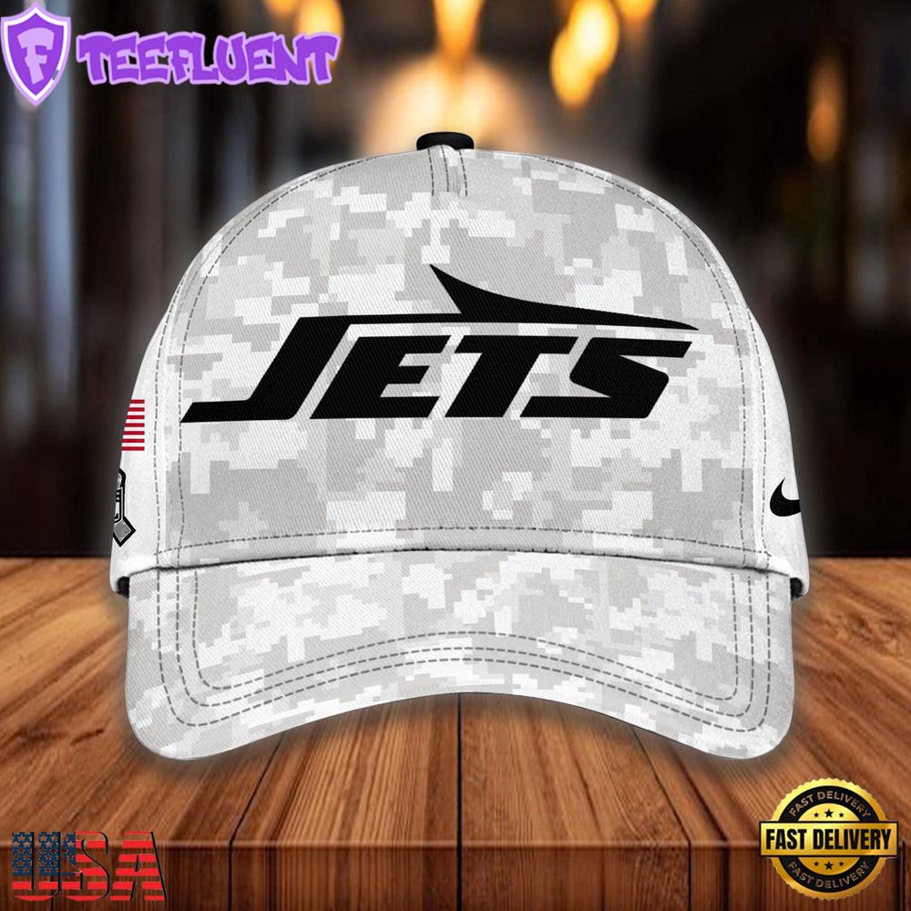 NFL New York Jets Camo 2024 Salute to Service Baseball Cap