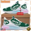 NFL New York Jets Custom Rainbow Atmospheric Cushion Running Shoes, Women's Sneaker