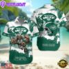 NFL New York Jets Football Mascot Custom Name Hawaiian Shirt