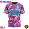 NFL New York Jets Football Team Breast Cancer 3D T-Shirt