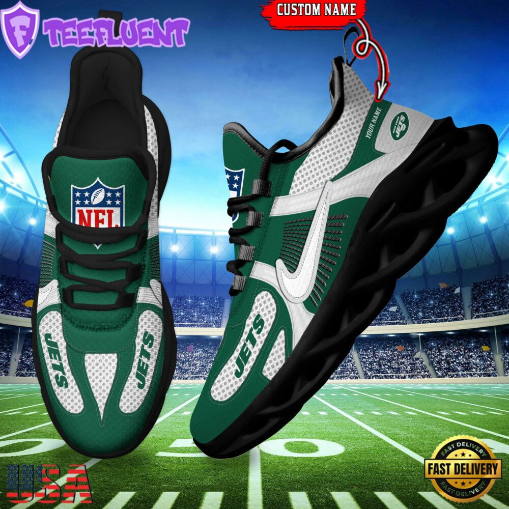 NFL New York Jets Logo Football Team New Season Max Soul Shoes