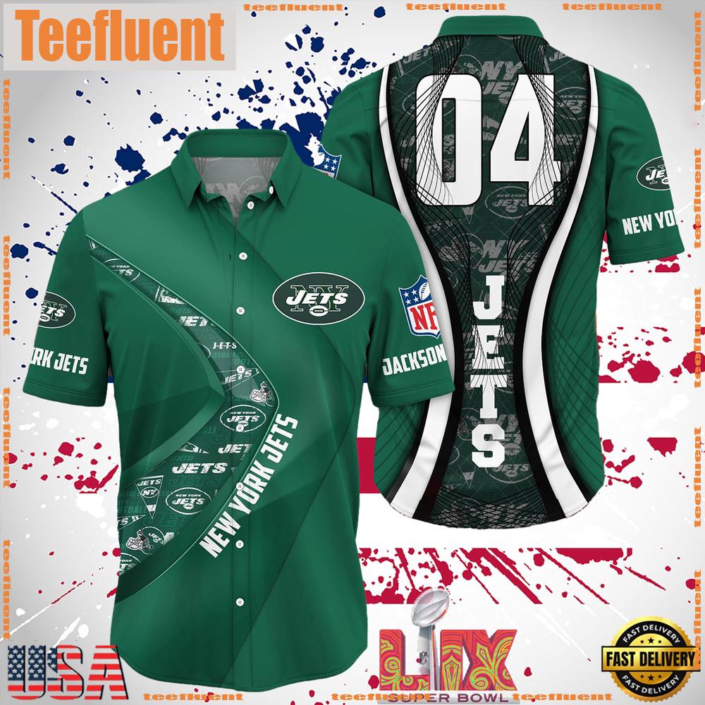 NFL New York Jets Super Bowl LIX Fans Custom Hawaiian Shirt