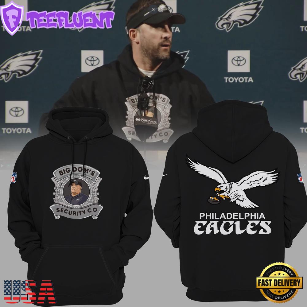 NFL Philadelphia Eagles Coach Nicholas John Sirianni’s Eagles Big Dom Hoodie