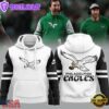NFL Philadelphia Eagles Football Coach Nicholas John Sirianni’s Eagles White Hoodie