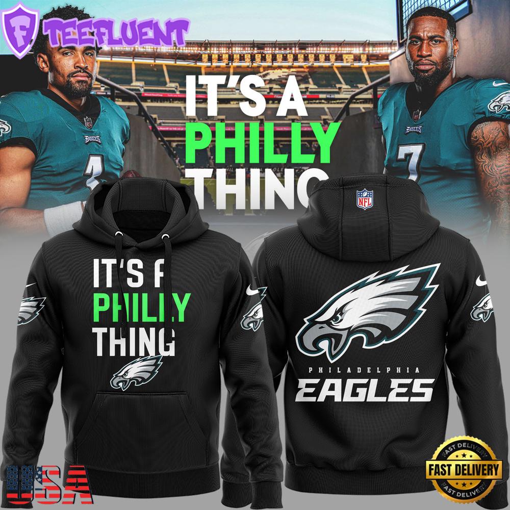 NFL Philadelphia Eagles Football It’s A Philly Thing Black Hoodie