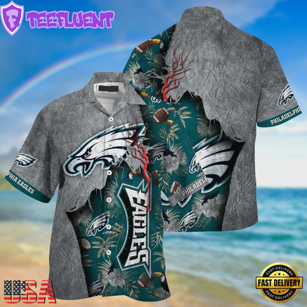 NFL Philadelphia Eagles Football Team Summer God Hawaii Shirt