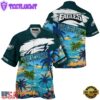 NFL Philadelphia Eagles Hawaii Beach Custom Name Hawaiian Shirt